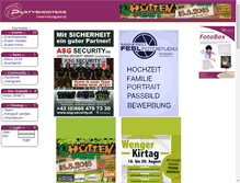 Tablet Screenshot of partyshooters.com